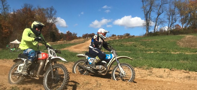 vintage motocross grass track white rose