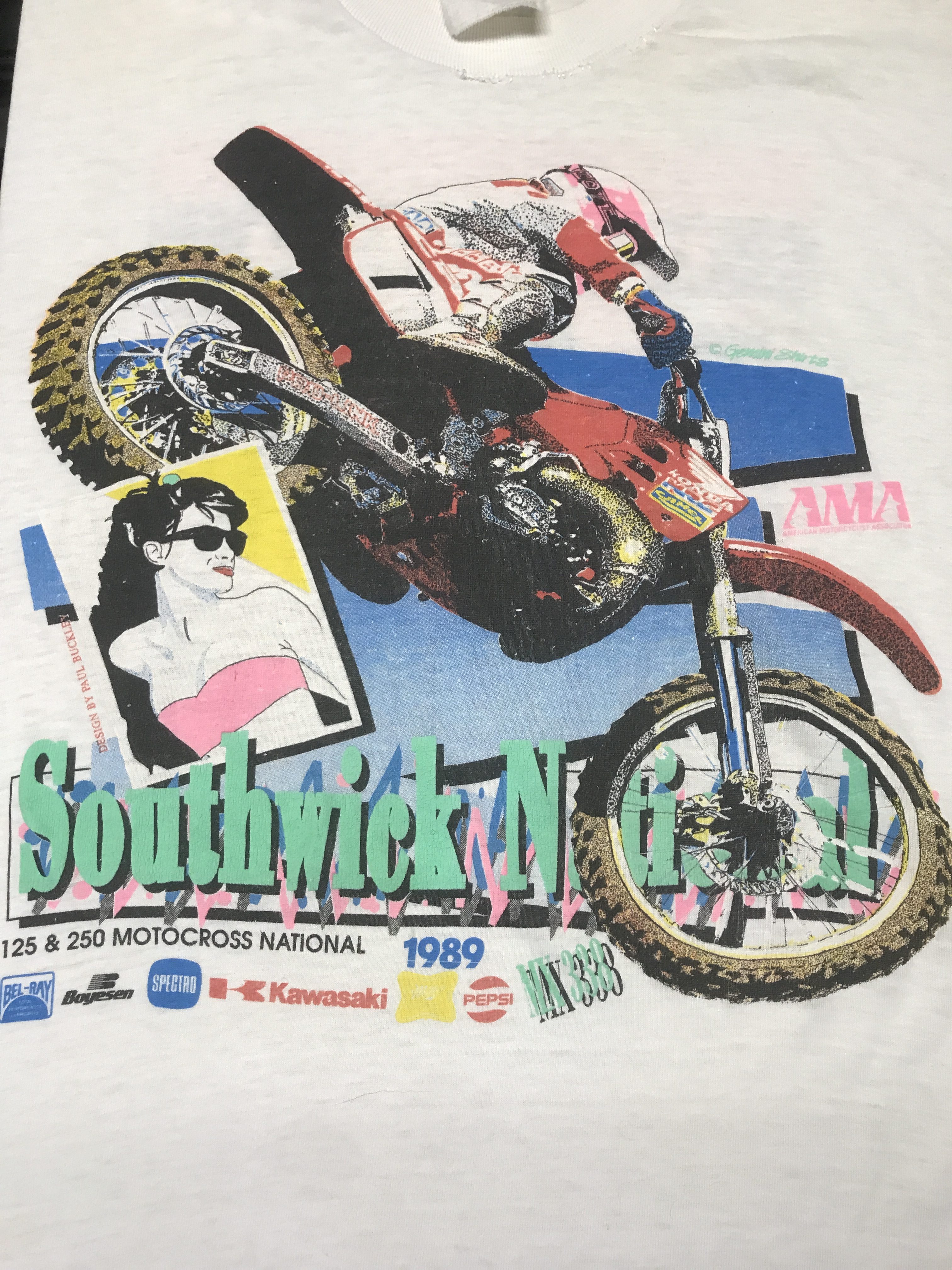 Southwick Pro National 1989 vintage motoross shirt
