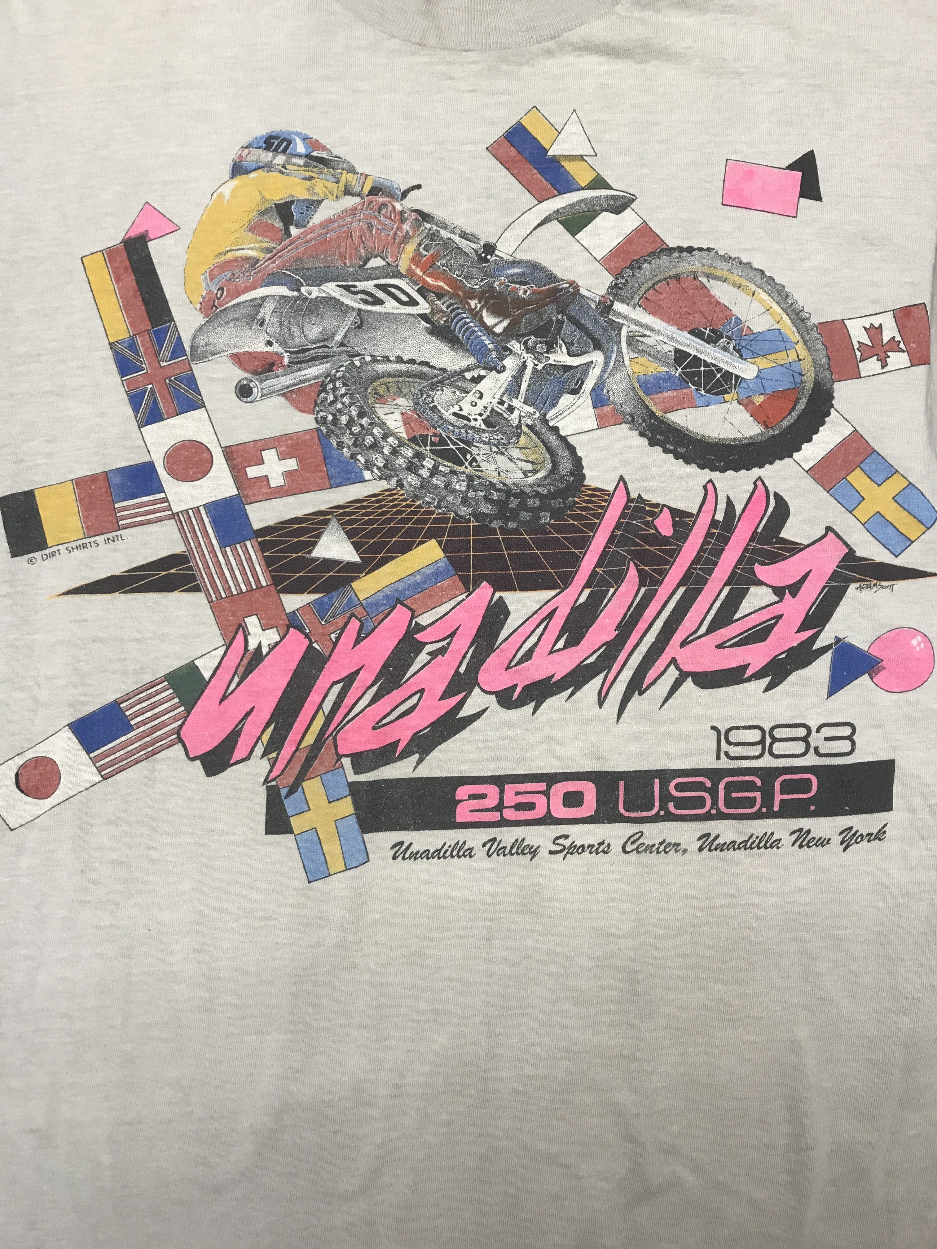 Unadilla USGP vintage motocross shirt 1983