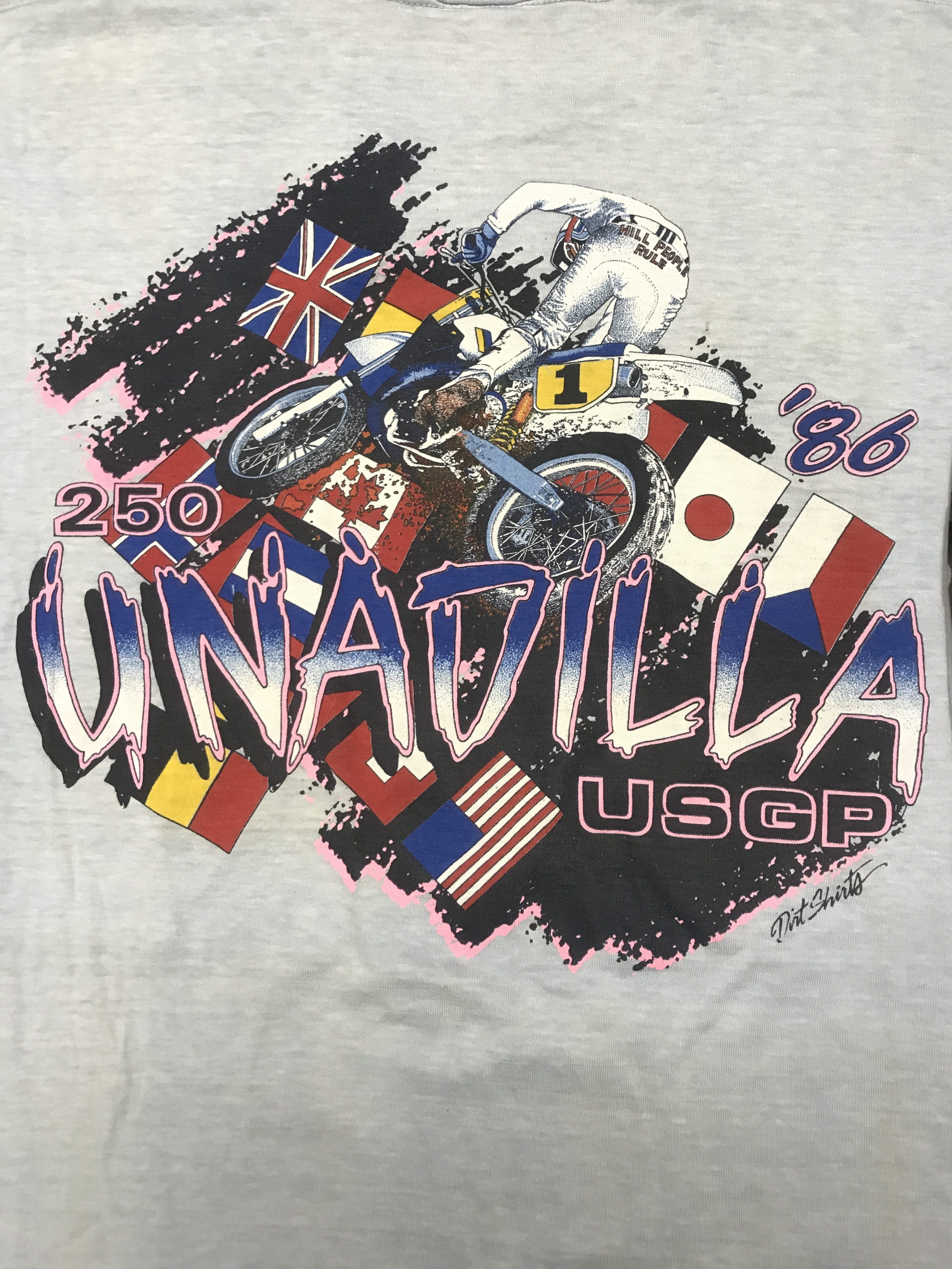 Unadilla USGP vintage motocross shirt 1986